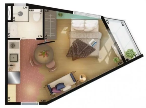 Imagem NURBAN VILA MADALENA - VITA URBANA - Studio de 24m², localizado a 300m da estação Vila Madalena!!