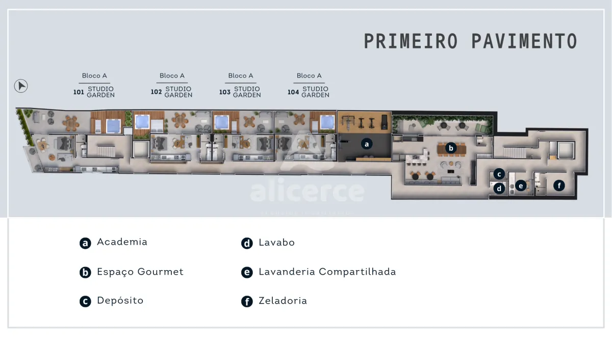 Imagem Studio à venda com 1 quarto , 30,03m² em Agronômica Florianópolis