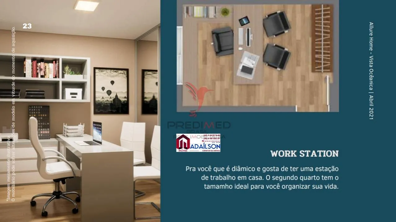 Imagem Allure Home Residence Apto 2 dorm com um suíte Barreiros - São José/SC