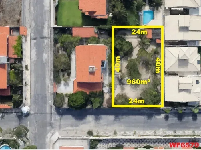Foto do imóvel Terreno à Venda, 960 m² em Rua Teatrólogo Silvano Serra - De Lourdes, Fortaleza - CE