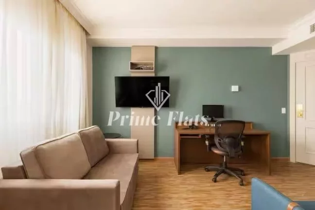 Foto do imóvel Flat disponível para venda no The World Executive, com 30m², 1 dormitório e 1 vaga em Rua Gomes de Carvalho