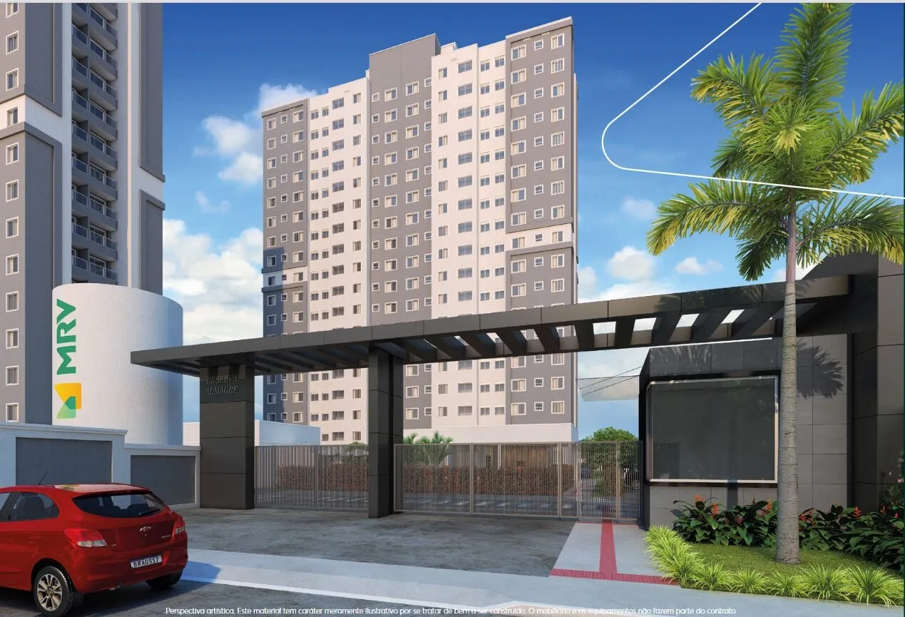 Imagem Apto Padrão - 46.32 m²- 2 quartos - 1 suite - em Ponta de Campina, Cabedelo/PB