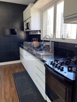 Imagem Apartamento à Venda ou Locação, 116 m², 2 suítes e 3 vagas - Brooklin Paulista