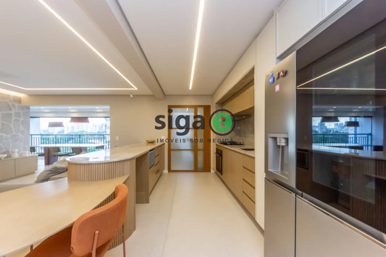 Imagem Apartamento no Brooklin, 149m², 3 suítes, varanda gourmet, 2 vagas, alto padrão, pronto