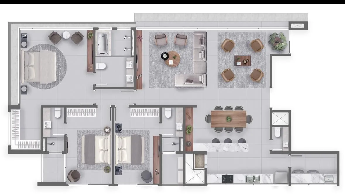 Imagem Apartamento à venda em Torres, Predial, com 3 quartos, 186.78m2
