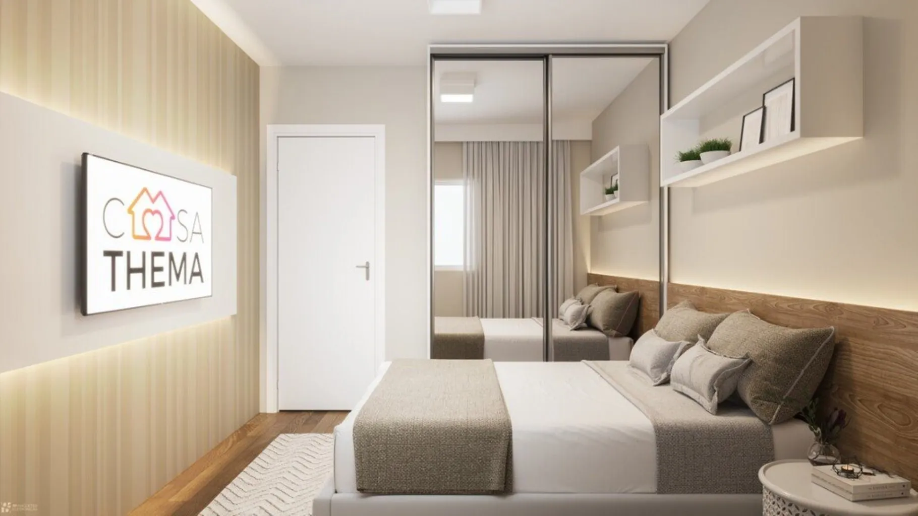 Imagem Apartamento à venda em São Paulo-SP: 1 quarto, 1 banheiro, 35,00 m² no bairro Jardim Oriental - Condomínio Casa Thema