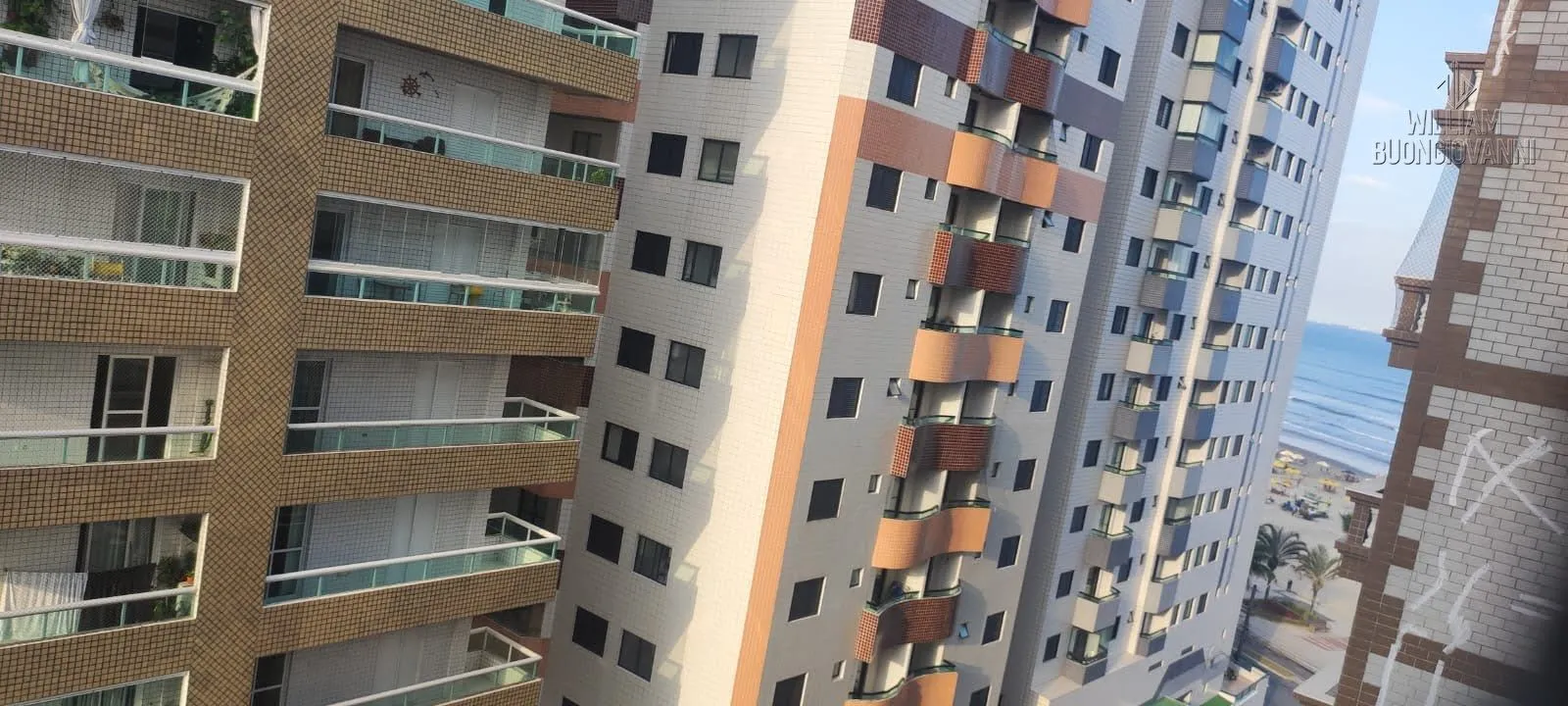 Imagem Apartamento Ocian, 2 dorms, suíte, 77m² - vista parcial mar a 90m da praia