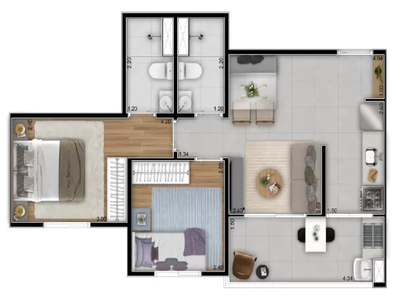Imagem APARTAMENTO RESIDENCIAL em Itu - SP, Nossa Senhora Aparecida