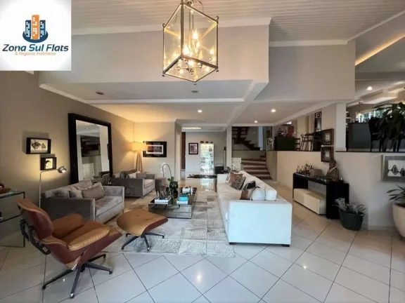 Imagem Casa Alto Padrão à Venda Na Granja Viana Com 4 Suítes e 5 Vagas