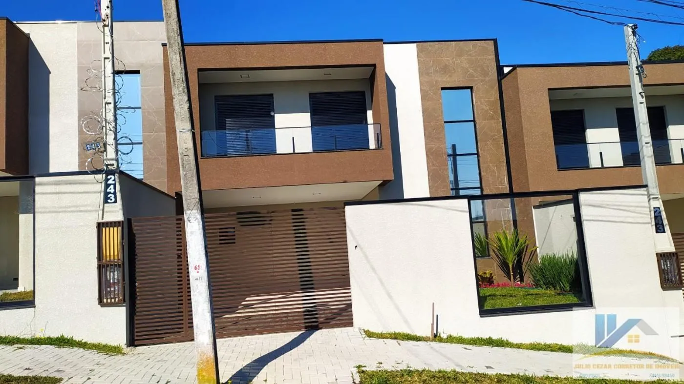 Imagem Sobrado para Venda em São José dos Pinhais, Boneca do Iguaçu, 3 dormitórios, 1 suíte, 2 banheiros, 2 vagas