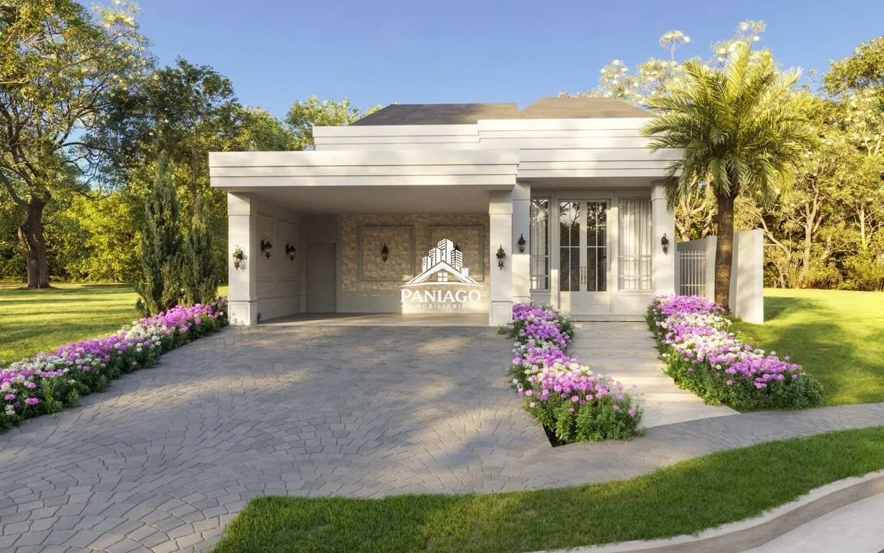 Imagem Casa Térrea Neoclássica 4 Suítes e Energia Solar no Florais da Mata