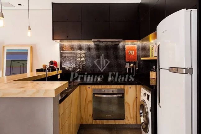 Imagem Flat disponível para venda no Contemporâneo Home e Service, com 42m², 1 dormitório e 1 vaga
