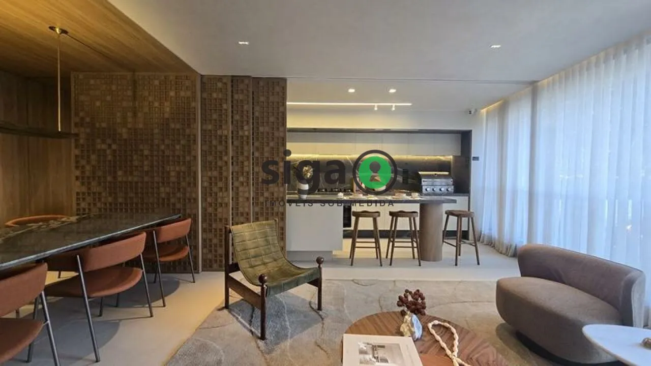 Foto do imóvel Apartamento 170 m² no Brooklin, 3 suítes, varanda gourmet, quadra de tênis e lazer completo