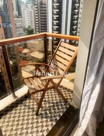 Imagem Flat disponível para venda no Matiz Manhattan Hotel, com 43m², 2 dormitórios e 2 vagas de garagem