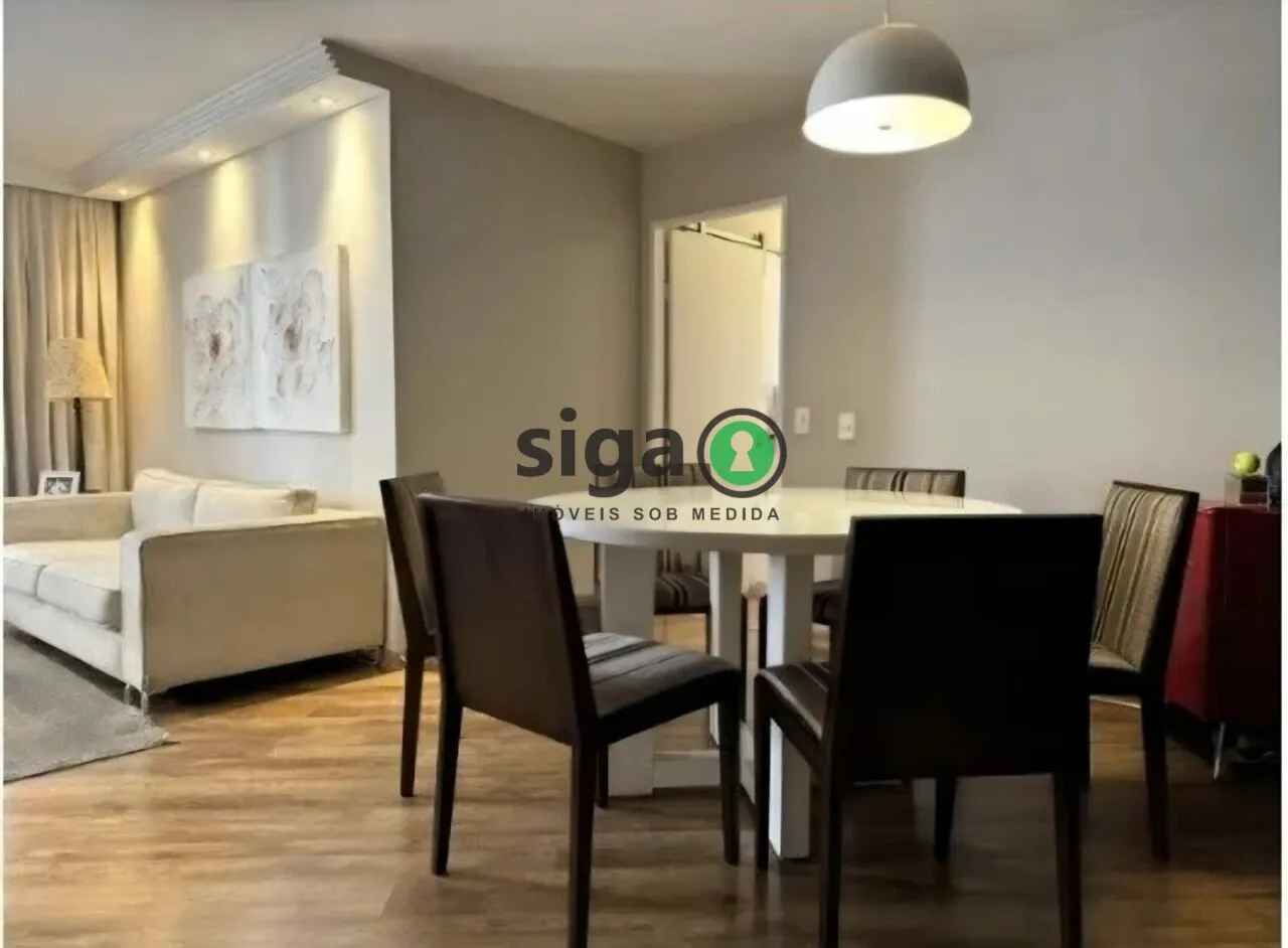 Imagem Apartamento à Venda no Campo Belo - 132 m² | 3 Dormitórios |Andar Alto