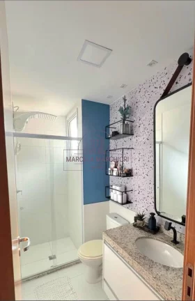 Imagem Ap 2 quartos, suite, sol da manhã, vista pro mar, armários, lazer, 1 vaga
