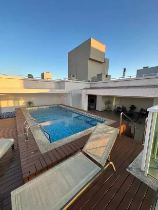 Imagem Apartamento mobiliado com 2 dormitórios sendo 1 suíte e 2 vagas de garagem na Praia Brava - Itajaí