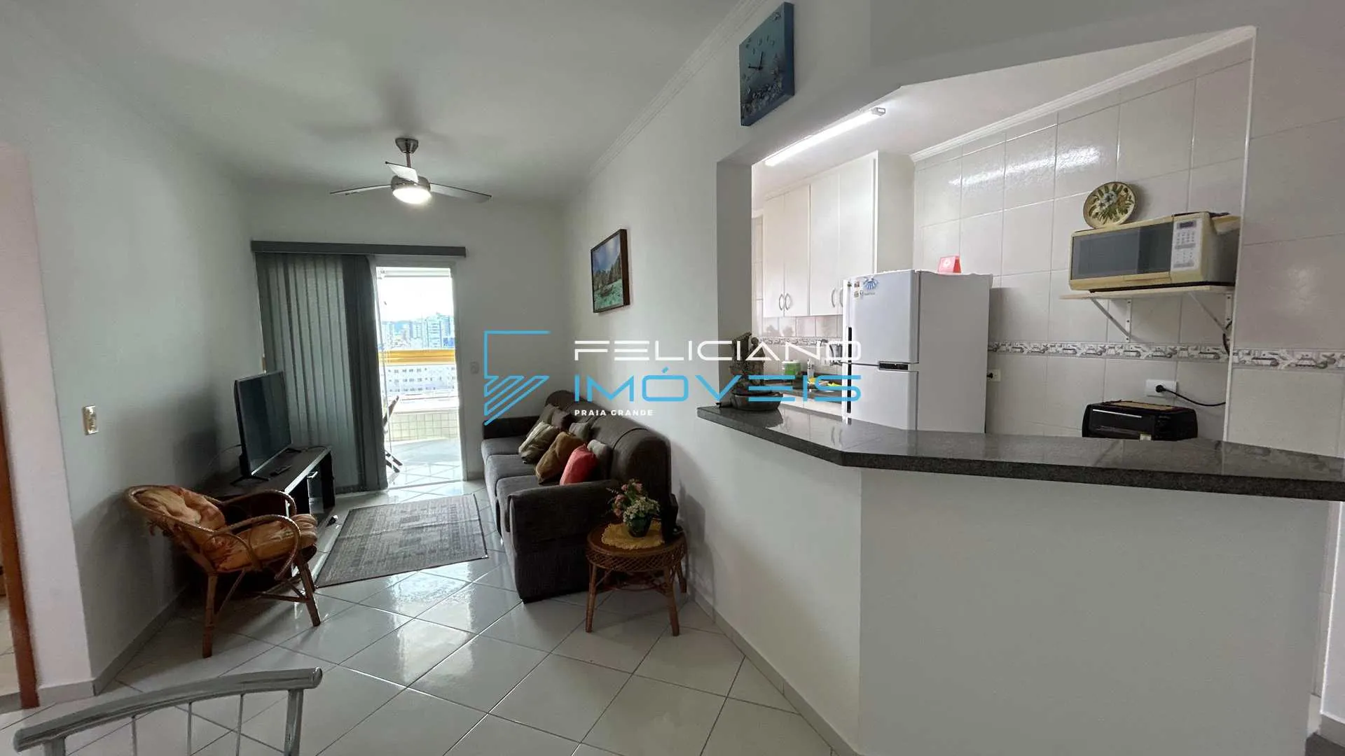 Imagem Apartamento com 1 quarto, Tupi, Praia Grande - R$ 400 mil, Cod: 7297