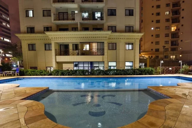 Imagem Flat disponível para locação no Quality Suítes Long Stay Vila Olímpia, com 48m², 2 dormitórios e 1 vaga