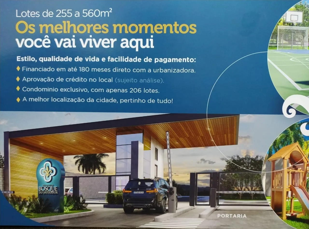Imagem Terreno à venda 264M², Parque das Nações, Pindamonhangaba - SP | Condomínio Bosque do Imperador