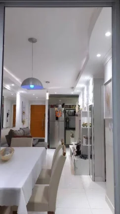 Imagem Apartamento com 2 dormitórios à venda, 56 m² por R$ 360.000 - Caiçara - Praia Grande/SP