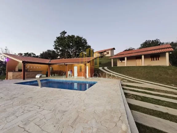 Imagem Maravilhosa chacara duas casas piscina espaço gourmet em condominio fechado