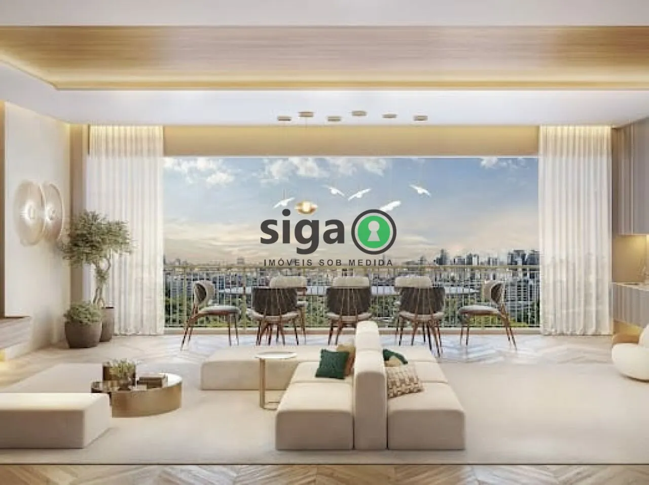 Foto do imóvel Apartamento de 178?m² no Brooklin com 3 Suítes, Varanda Gourmet e Lazer Completo
