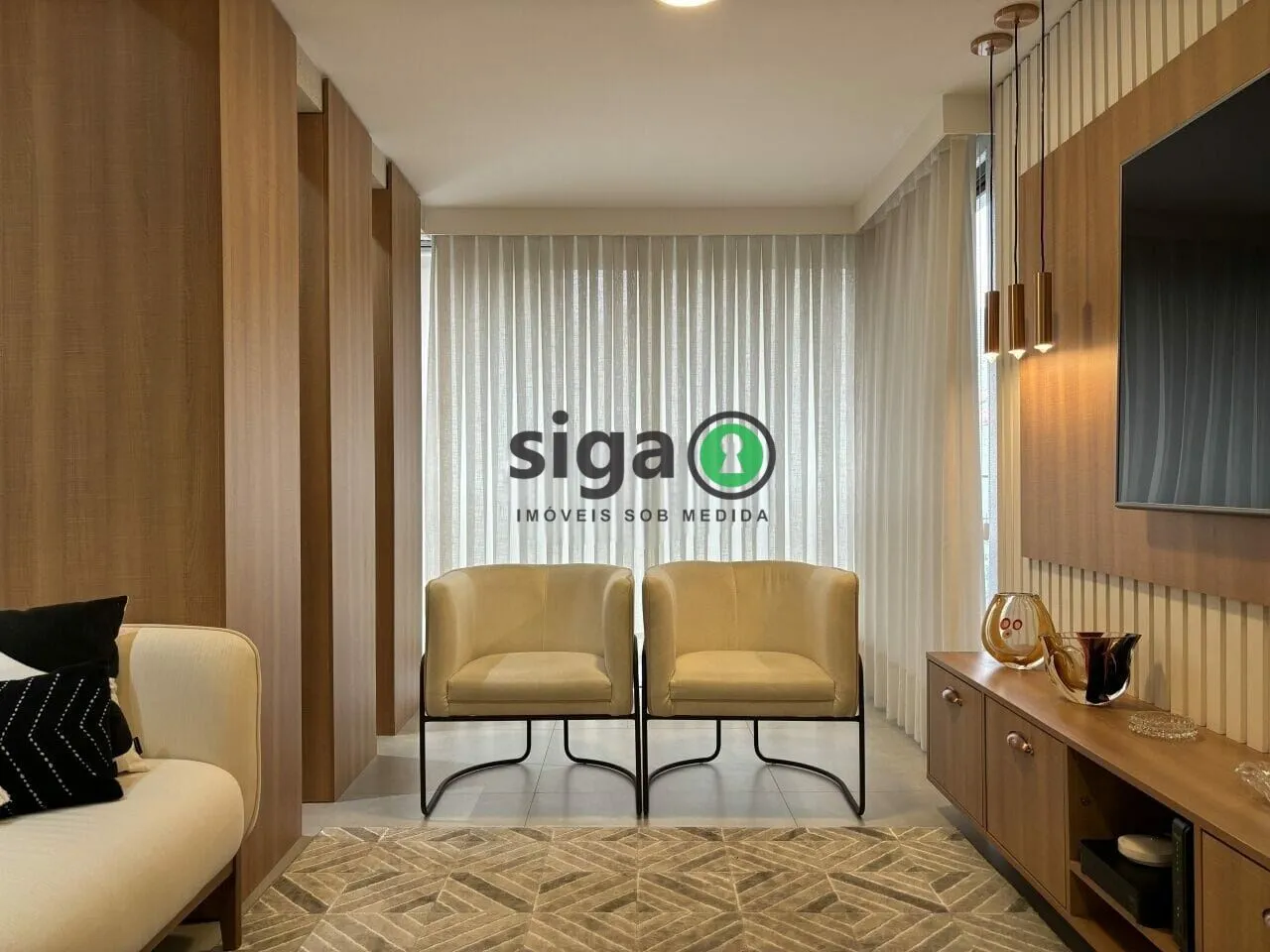 Imagem Apartamento no Campo Belo - 3 Suítes, 147 m², Mobiliado e com Acabamentos de Alto Padrão