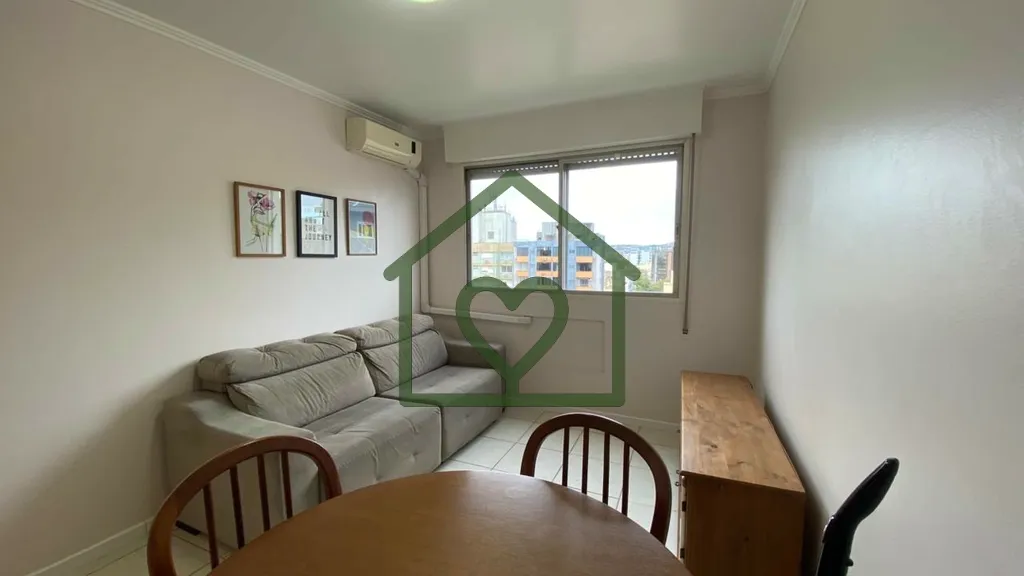 Imagem Apartamento mobiliado de 42 m2 localizado na Duque de Caxias, com 1 dormitório, living para dois am...