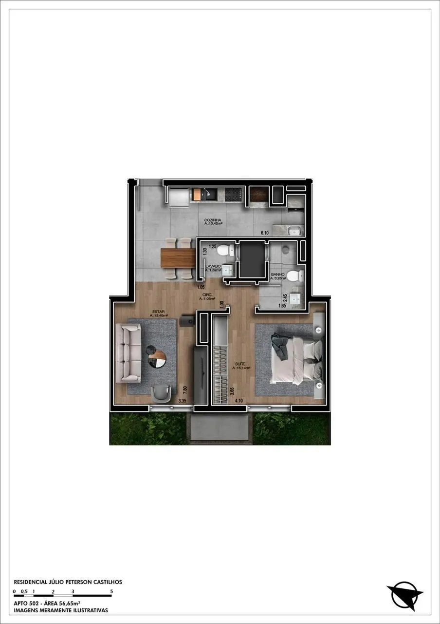 Imagem Apartamento em Mato Queimado