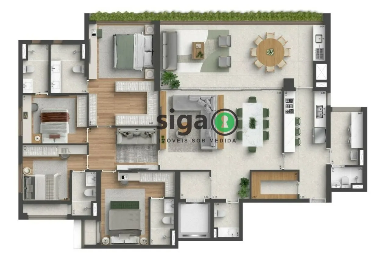 Imagem Apartamento para venda na Vila Clementino 04 suítes, São Paulo - SP