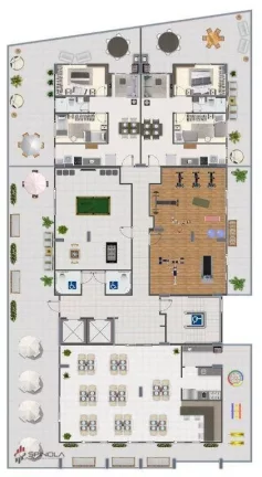 Imagem Apartamento com 2 dormitórios à venda, 55 m² por R$ 372.736,06 - Aviação - Praia Grande/SP