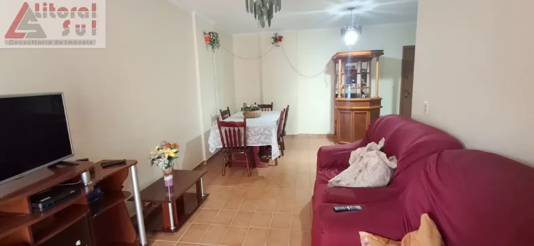 Imagem Imperdível: Apartamento de 3 quartos e 130m² à venda em Praia Grande-SP, bairro Tupi. Confira já!
