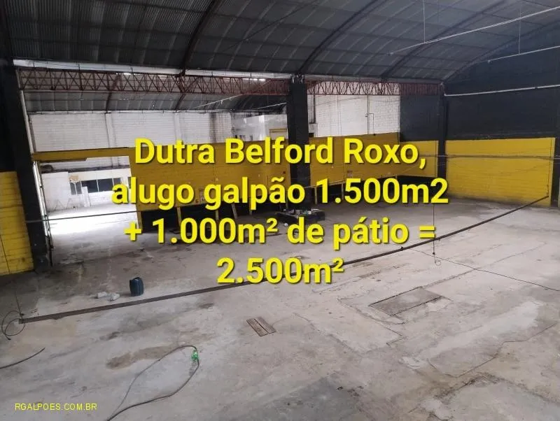 Imagem Galpão para Locação em BELFORD ROXO, Centro, 4 banheiros