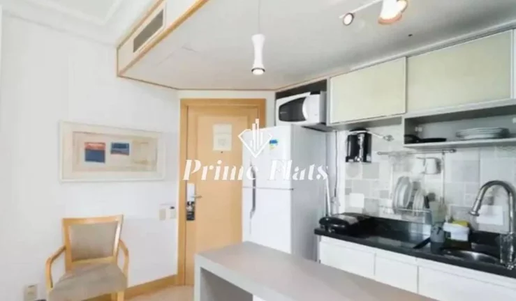 Imagem Flat disponível para venda no Tryp Higienópolis, com 32m², 1 dormitório e 1 vaga