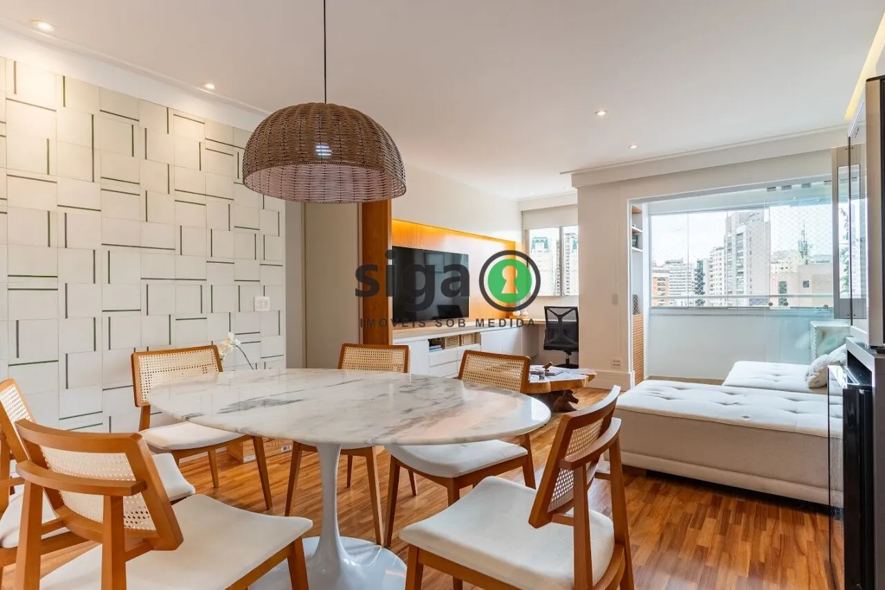 Imagem Apartamento mobiliado com 2 quartos e 2 vagas à venda na Vila Nova Conceição