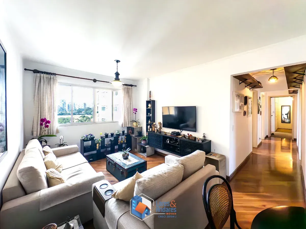 Foto do imóvel Apartamento para venda em Brooklin Paulista com 3 quartos, sendo 1 suíte, 112m² em Rua Indiana