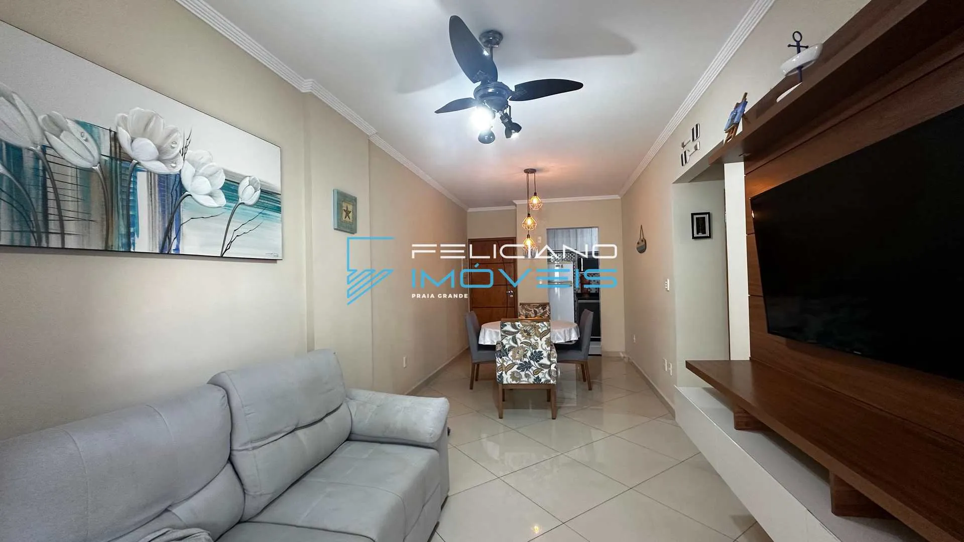 Imagem Apartamento com 2 quartos, Guilhermina, Praia Grande - R$ 630 mil, Cod: 6444