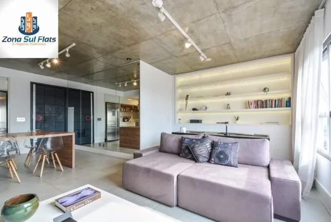 Foto do imóvel Apartamento à Venda No Campo Belo Com 1 Suíte e 1 Vaga - Semi-Mobiliado em RUA DOUTOR JESUÍNO MACIEL