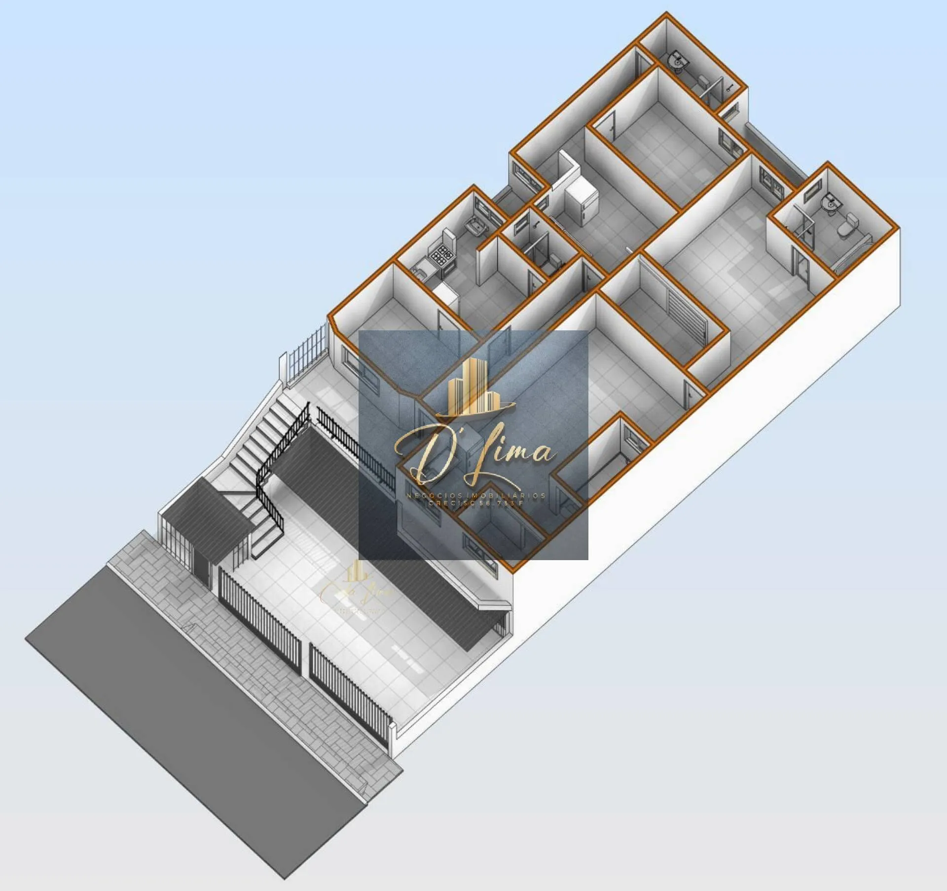 Imagem Residencial Harmony, vendo prédio C/ 6 apartamentos, 1 quarto, São José SC