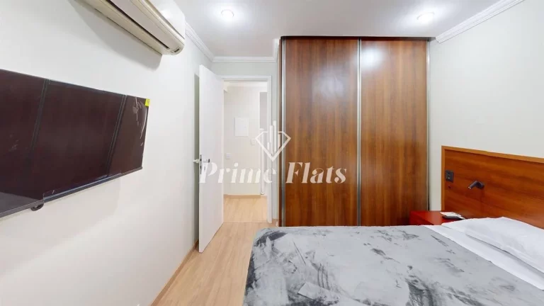 Imagem Flat disponível para locação no Matiz Manhattan Hotel, com 43m², 1 dormitório e 1 vaga de garagem