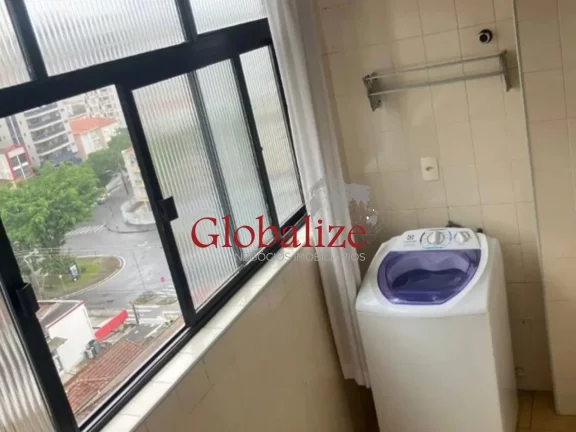 Imagem Apartamento à venda com 60m², 1 quarto, elevador, garagem, portaria por R$420.000,00 na Pont da Praia em Santos