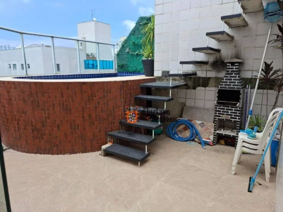 Imagem Cobertura com 2 dormitórios à venda, 115 m² por R$ 399.000,00 - Enseada - Guarujá/SP