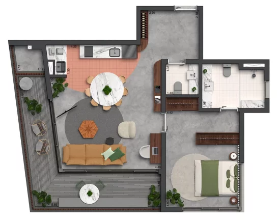 Imagem PRADO PAULISTA - SETIN - Studio 41m² NR, no coração de SP, próximo da Av. Paulista!!