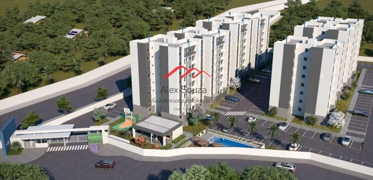 Apartamento para Venda em Hortolândia, Jardim Villagio Ghiraldelli, 2 dormitórios, 1 banheiro, 1 vaga
