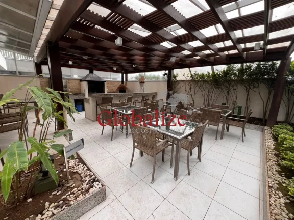 Imagem Apartamento com 1 suíte e 1 vaga demarcada em Prédio com Lazer completo no bairro da Vila Mathias em Santos por R$ 370 mil