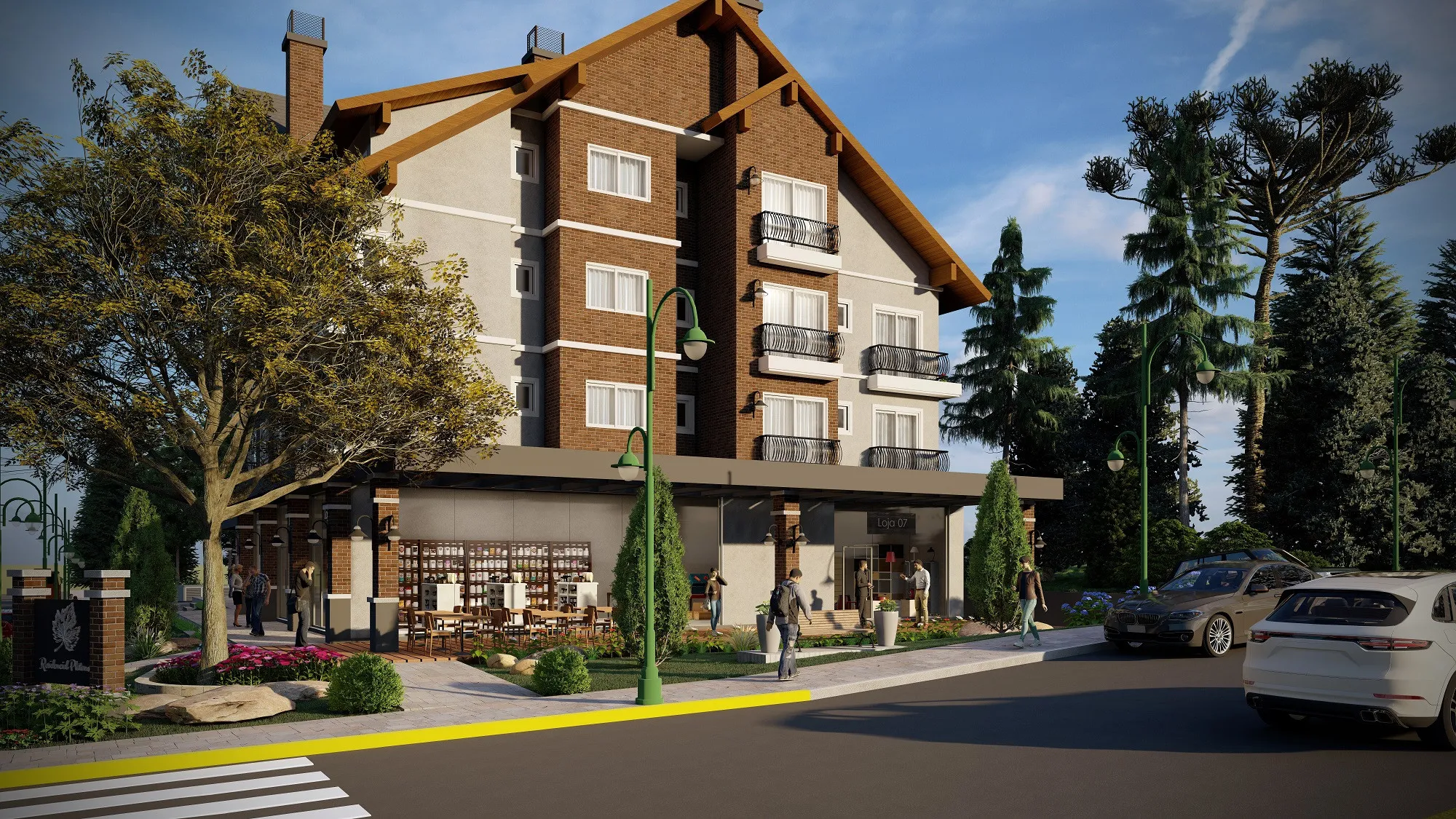 Imagem Apartamento à venda em Gramado, Av. Central, com 2 quartos, 84.69m2