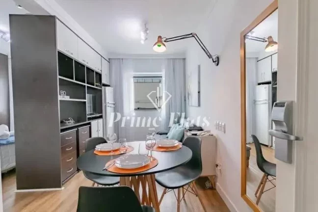 Imagem Flat disponível para venda no Quality Suites Oscar Freire em Pinheiros, com 30m², 1 dormitório e 1 vaga
