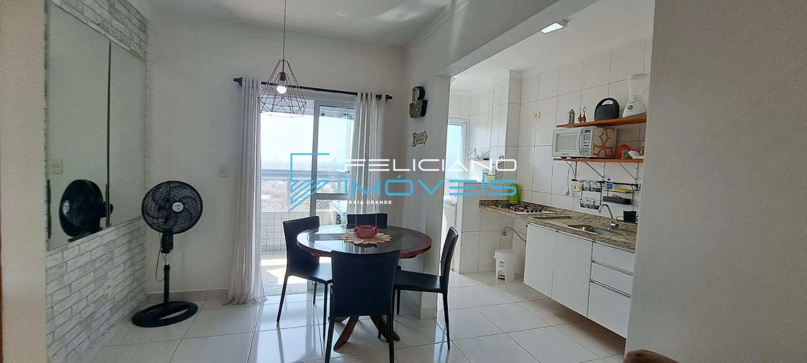 Imagem Apartamento com 1 quarto, Balneário Maracanã, Praia Grande - R$ 340 mil, Cod: 3458