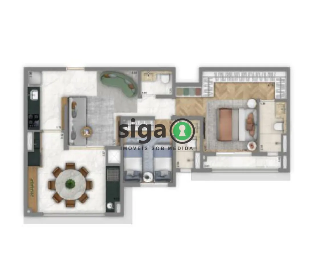 Imagem Apartamento à venda 2 suítes, 1 vaga, Aclimação-SP